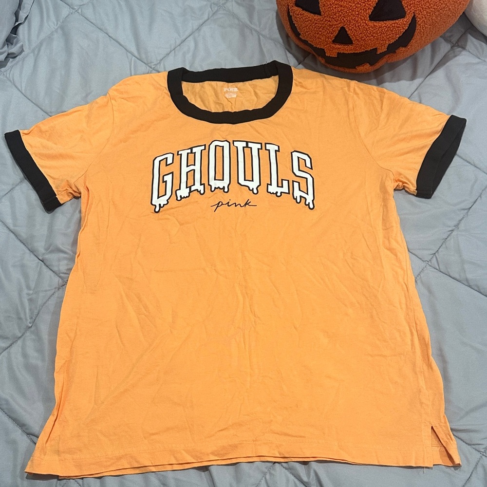 PINK Orange Ghouls Graphic Tee